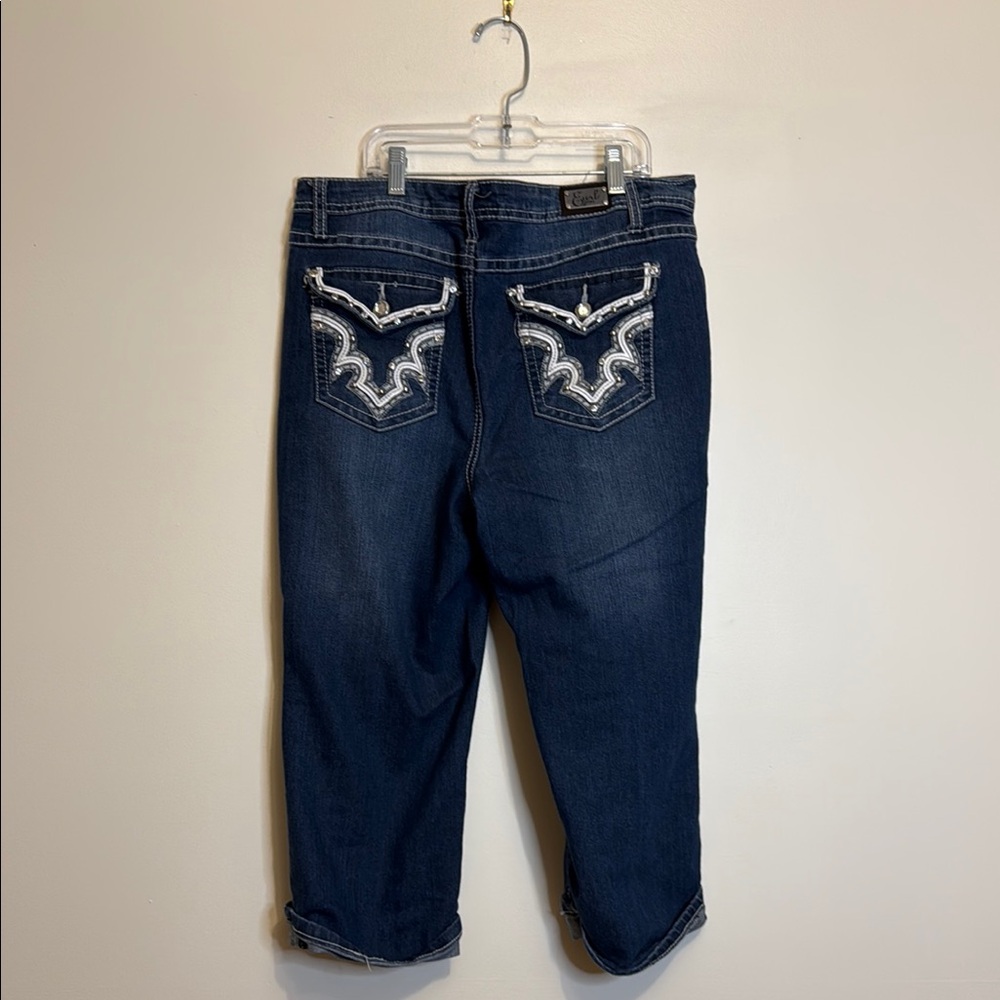 Y2K‎ Earl Jeans with embroidered pockets and logo - studded